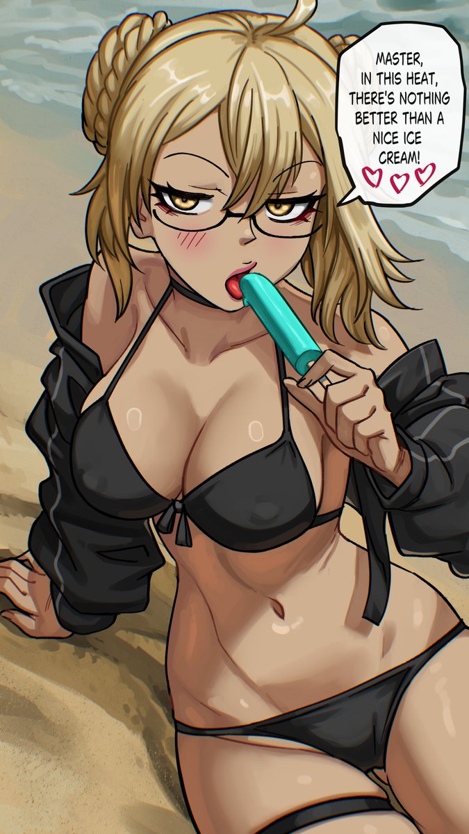 Shin_Saku_S's tweet photo. I prefer you, MHXX alter to the ice cream! 😍🩷🩷🩷
#FGO https://t.co/170TAfs0gd