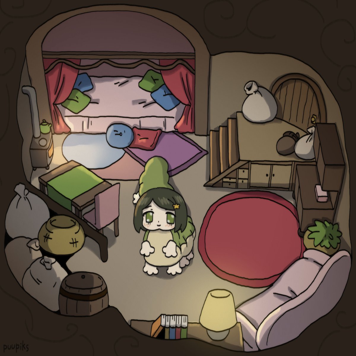puupiks's tweet photo. simple caterpillar life https://t.co/jv9HfxCjac