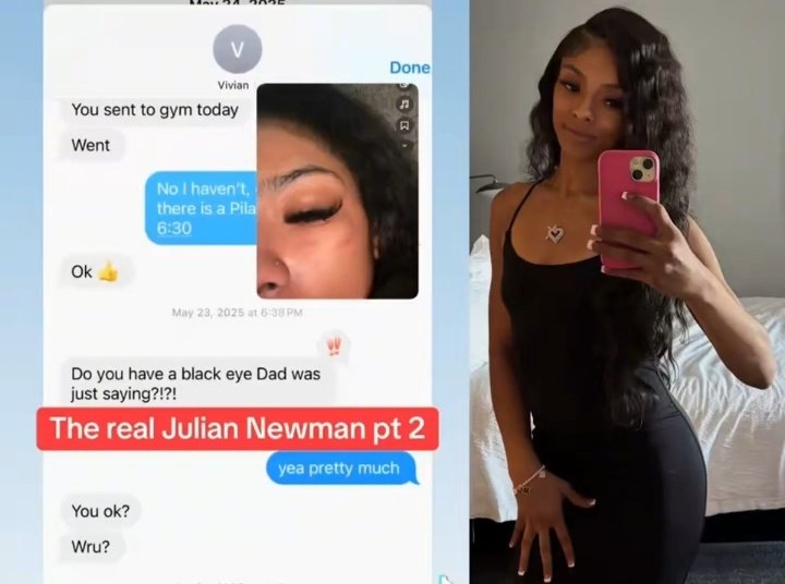 Kuriousity78's tweet photo. Julian Newman was in disbelief after his sister Jaden corrected N3on on the “💯why bebe” phrase from her viral video 
JADEN NEWMAN Leak Video
leaked #50centLeak
Jaden Newman Leak
Rock paper scissors part 2 
#jadennewman #tbvnks #arifletchc
👅👅👅💯
https://t.co/6975xBnSQE https://t.co/5ND4rDyuKQ