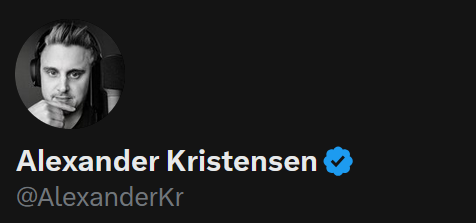 AlexanderKr's tweet photo. Many have complained about my X handle being LinkN01. Well, now that's addressed.

My new handle is now @AlexanderKr 

Simple, elegant and easy to find. https://t.co/Zcna3JOM78