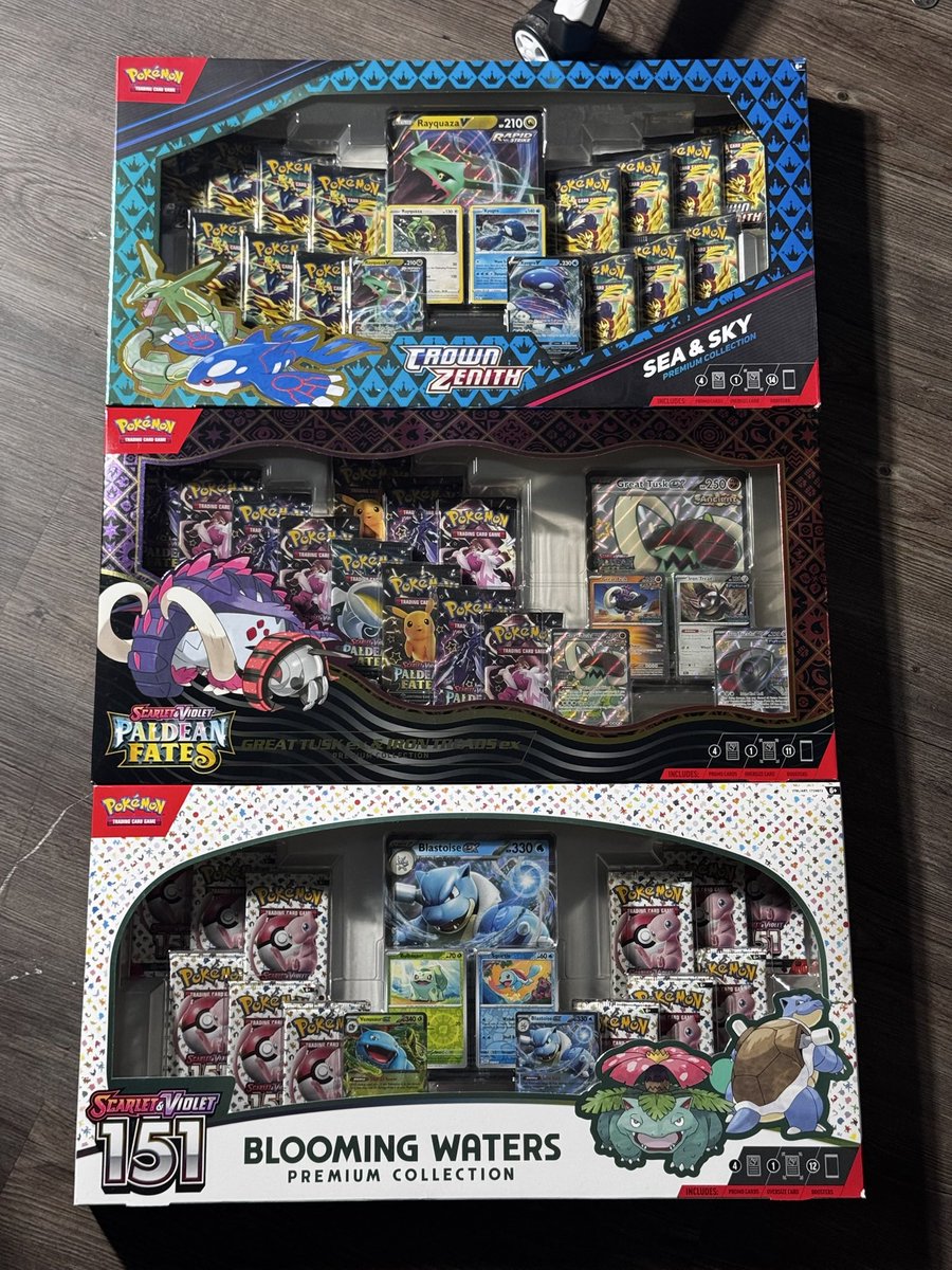 CloydCards's tweet photo. 🍀🧇Waffle🧇🍀

🔥Sea &amp; Sky Crown Zen🔥
🔥Great Tusk Paldean Fates🔥
🔥151 Blooming Waters🔥

100💺@ $10 per spot!

           🎡Wheel of death💀
🥇Last Person Standing takes all!🥇
          ⚡️Runs live on Twitch!⚡️

🚨Retweet for chance at free spot!🚨 https://t.co/yzT6E4uE9W