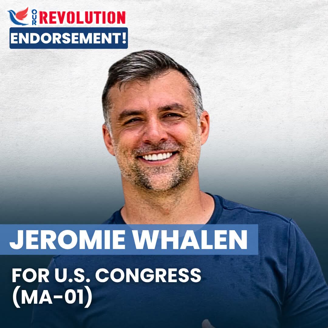 anarchozae's tweet photo. Our Revolution (Bernie Sanders organization) endorses Jeromie Whalen for Congress. https://t.co/GkGudkEaeh