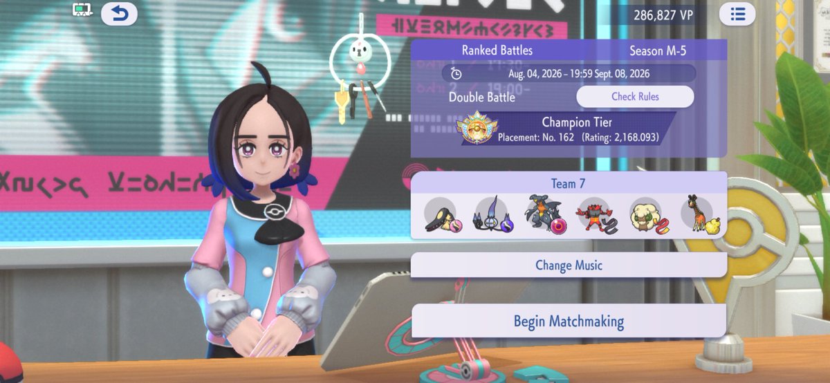 FruitmanVGC's tweet photo. First time in Champions tier and made it with an all-time favorite in Mega Mawile. This team has gone beyond my expectations for it and continues to surprise me with its versatility. #pokemon #vgc #pokemonchampions https://t.co/V0CjngVUsV