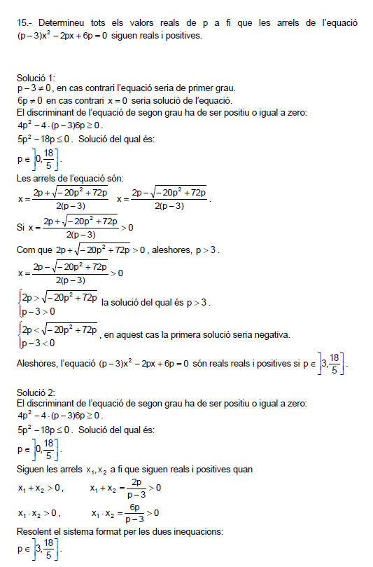ricardpe1961a's tweet photo. Àlgebra. Problema 15 https://t.co/BoN2sQGLQz