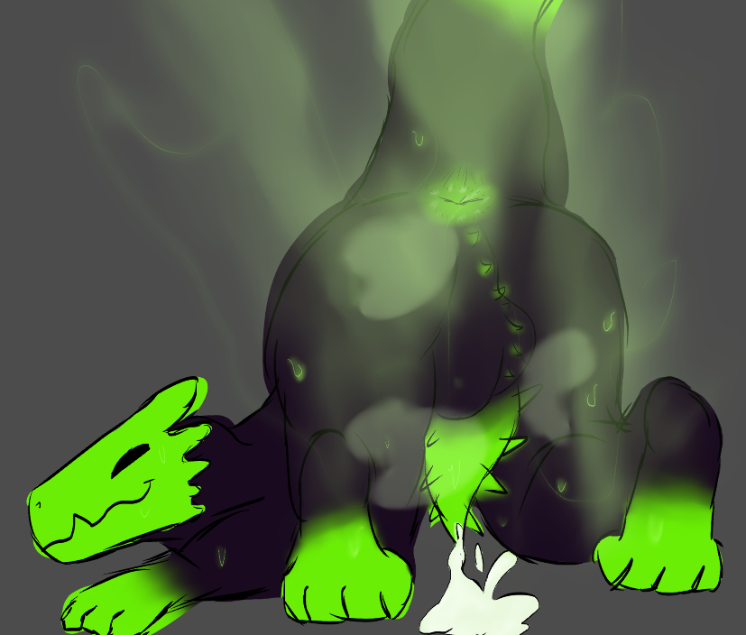 Stink_Twinkk's tweet photo. Smelly lizard from rain world https://t.co/hi6uKYjB21