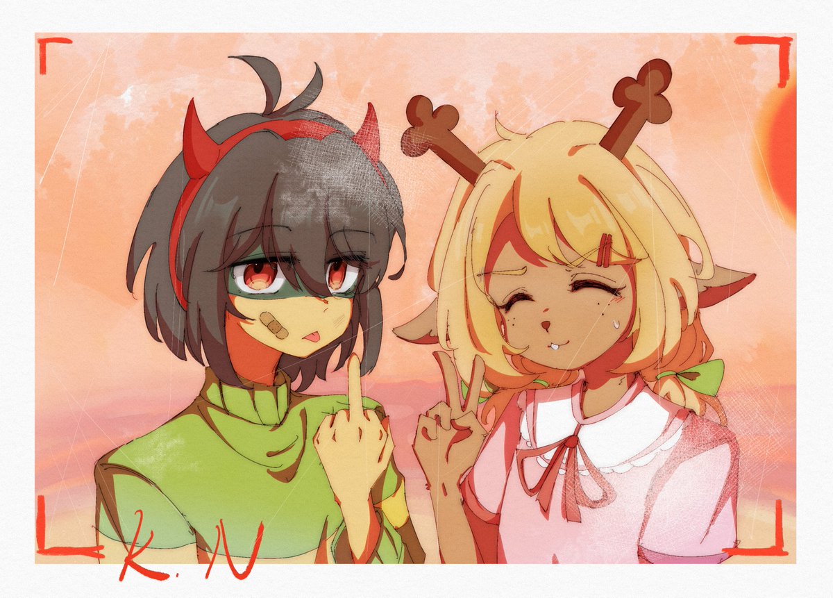 klpk40444's tweet photo. #deltarune #kriselleㅤ 
幼驯染 https://t.co/EwAXa5j1jW
