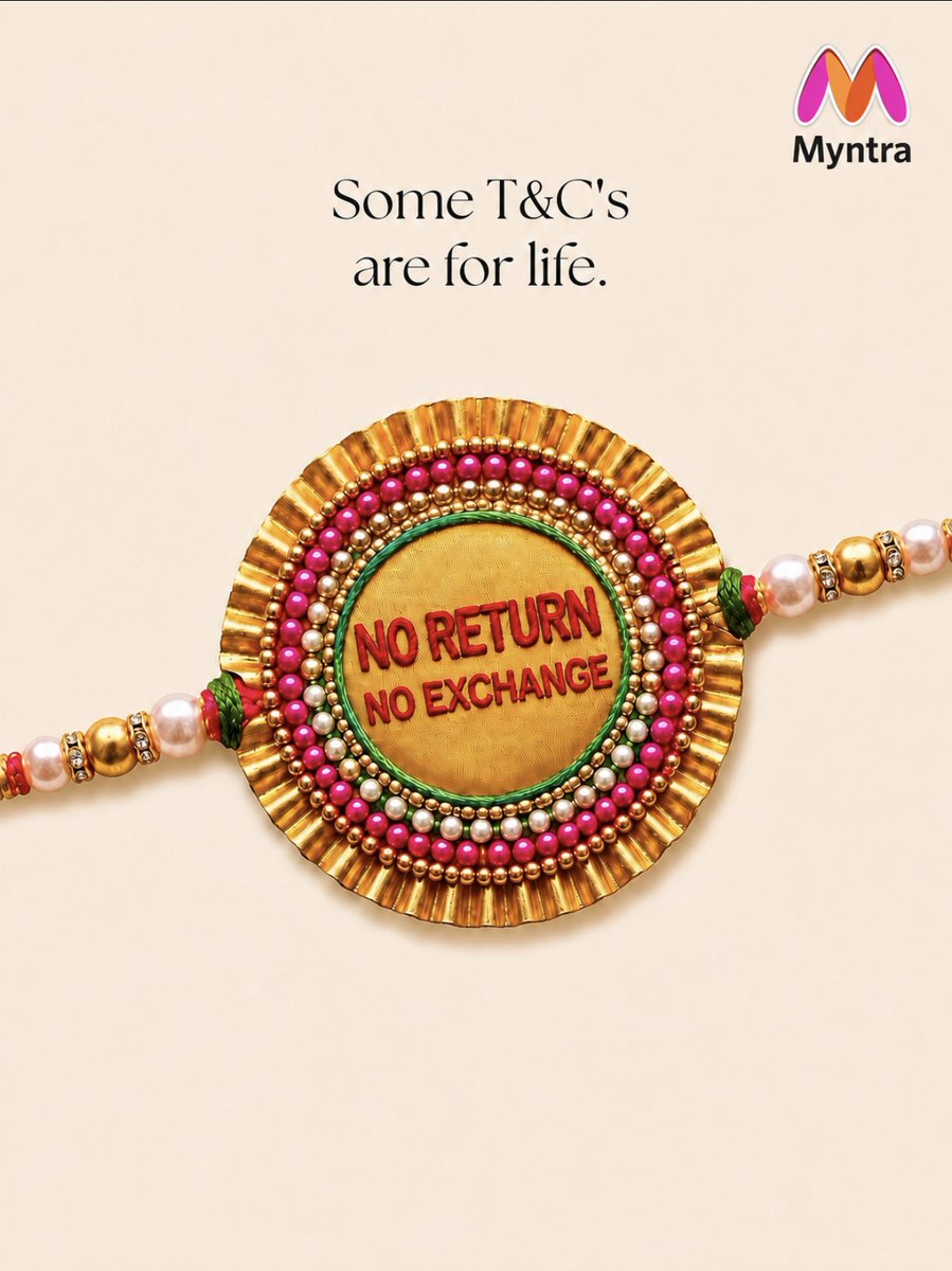 myntra's tweet photo. A lifetime subscription to annoy each other 😝

#HappyRakhshaBandhan https://t.co/XnZCup3vqs