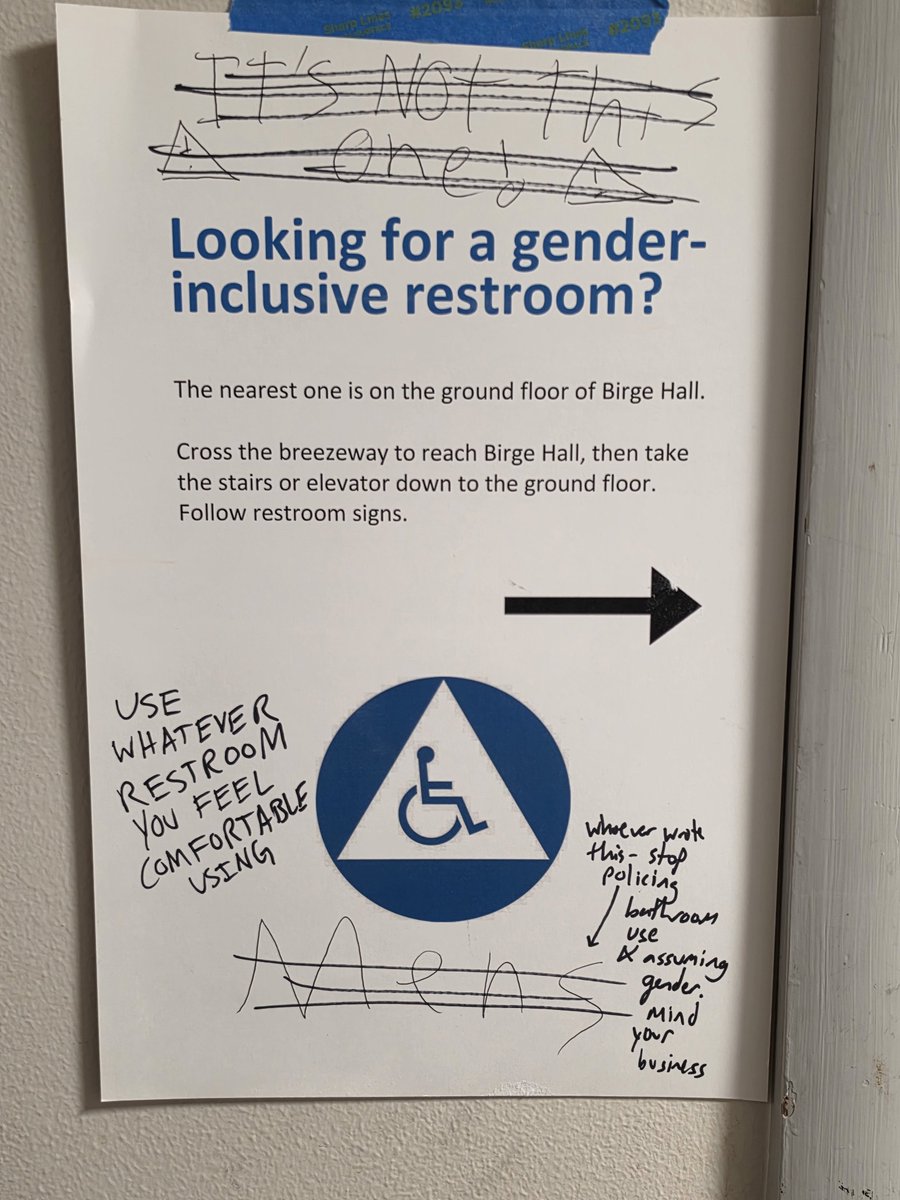 RulerDue's tweet photo. Everyone has the right to use the restroom WHATEVER they WANT!

Takes from UCB https://t.co/94TBpRUw0v