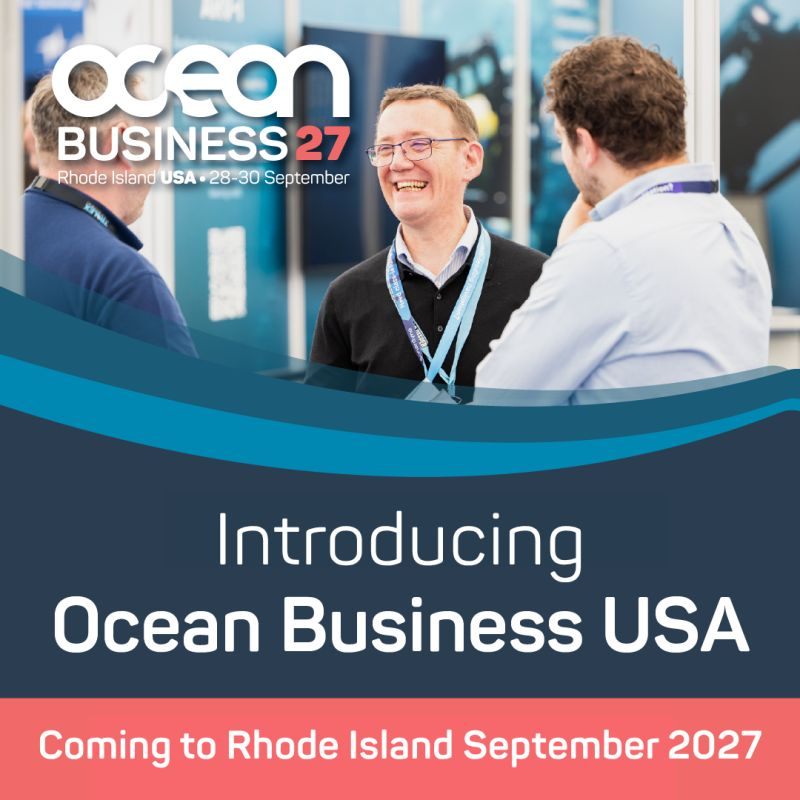 CommerceRI's tweet photo. Big Ocean Economy win for RI: Ocean Business is bringing its first U.S. event to Newport in 2027.

1,500+ leaders and 75 live demos will put RI companies on a global stage and drive investment, contracts and jobs.

https://t.co/0q0qprIB6D https://t.co/ujtLQPWgqf