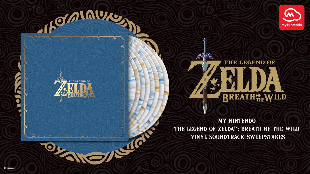 NintendoAmerica's tweet photo. Sweepstakes alert! Five lucky winners will receive the Legend of Zelda: Breath of the Wild Limited Edition Deluxe X 8LP Boxset, featuring 130 tracks and archival artwork.

Enter today: https://t.co/cJHQsZp5au https://t.co/1pTMJDO8I4