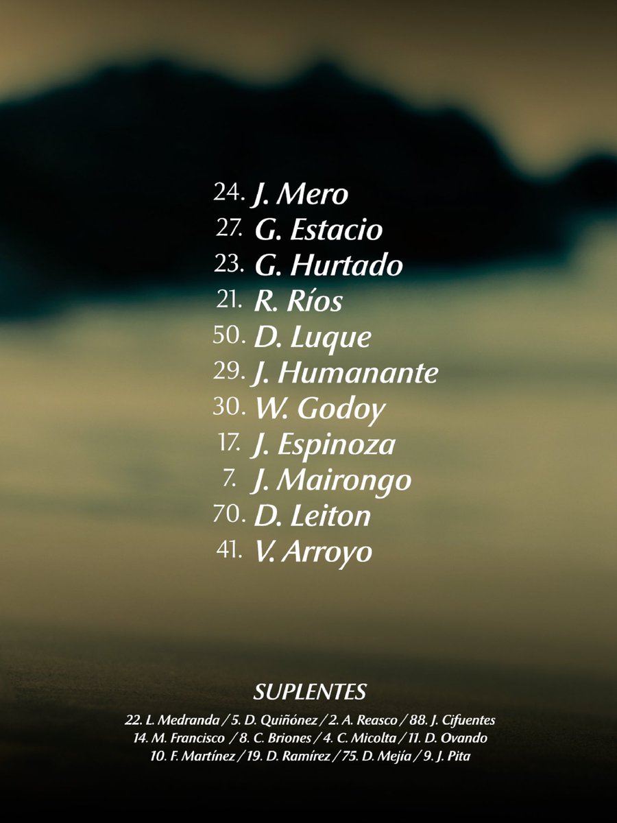 AtleticoFCec's tweet photo. ALINEACIÓN ⚓️
Este es nuestro 11 titular 🔵🔴
#AFC VS. #VINEC / 15H30 https://t.co/mCcDEdFQZp