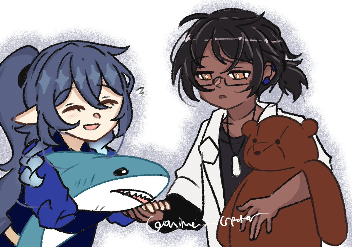 arinekochan03's tweet photo. SeaStars 💛💙 

Yes this is crossovership 

#LaylaGenshin #ThornsArknights https://t.co/cvyxm9NYVP