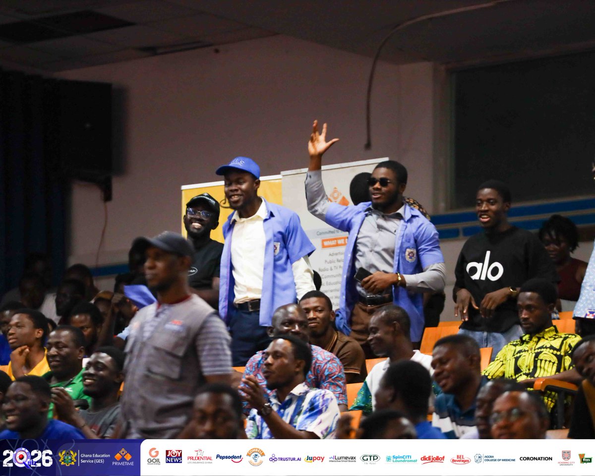 NSMQGhana's tweet photo. MAIN AUDITORIUM

End of Contest

Presbyterian Boys' Secondary: 67pts
St. Louis SHS: 47pts
Islamic SHS, Kumasi: 19pts

PRESEC, Legon round off a dominant display with a @GOIL_Official Riddle Bonanza, worth GH₵1200. 

#NSMQ2026 #NSMQOneEighth #Primetime https://t.co/HhznljTBuc