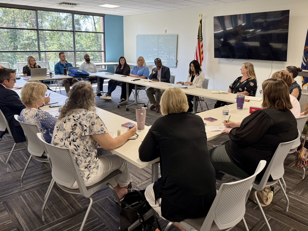 MIAttyGen's tweet photo. This afternoon, @MIAttyGen Dana Nessel and Deputy SOS @AghoghoEdevbie sat down with clerks from across Ottawa Co to provide updates, answer questions, and learn about the local clerks’ work assisting voters this election season. https://t.co/lDykBGdGV5