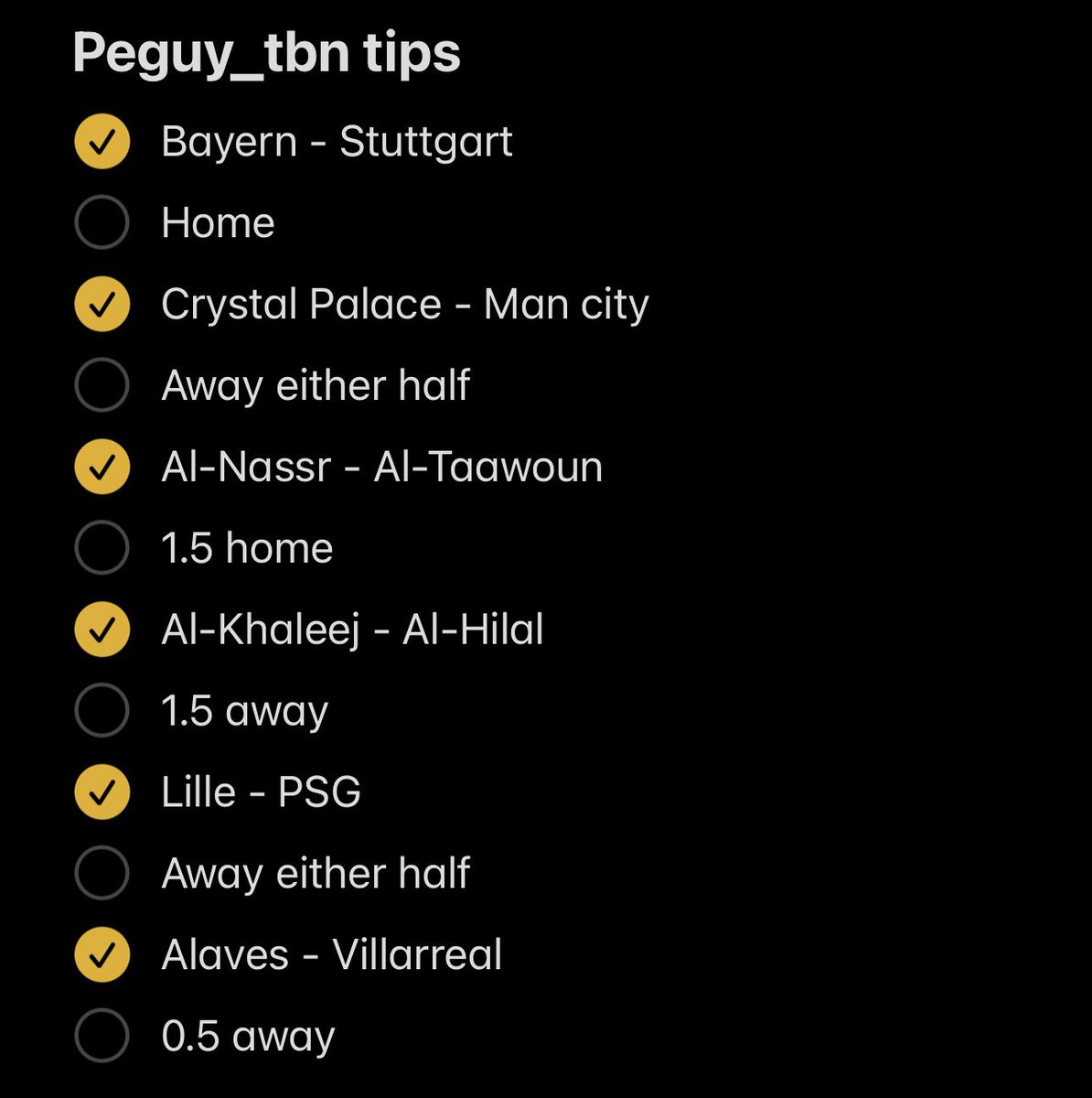 peguy_tbn's tweet photo. 🚨Football predictions for this week https://t.co/UBs05kQBid