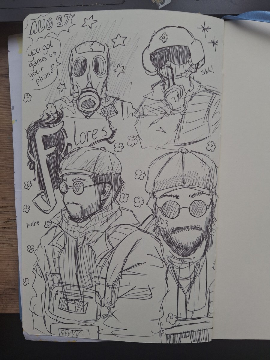 aikuarts's tweet photo. Some lazy r6 doodles
#r6 #rainbowsixsiege https://t.co/fYloJTlF3O