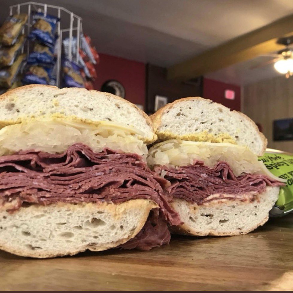 okayfrog's tweet photo. Been a vegetarian for six years, but I still miss the reuben from Bud’s Buffet (which has been closed for six years also) https://t.co/51yh6ATFNt