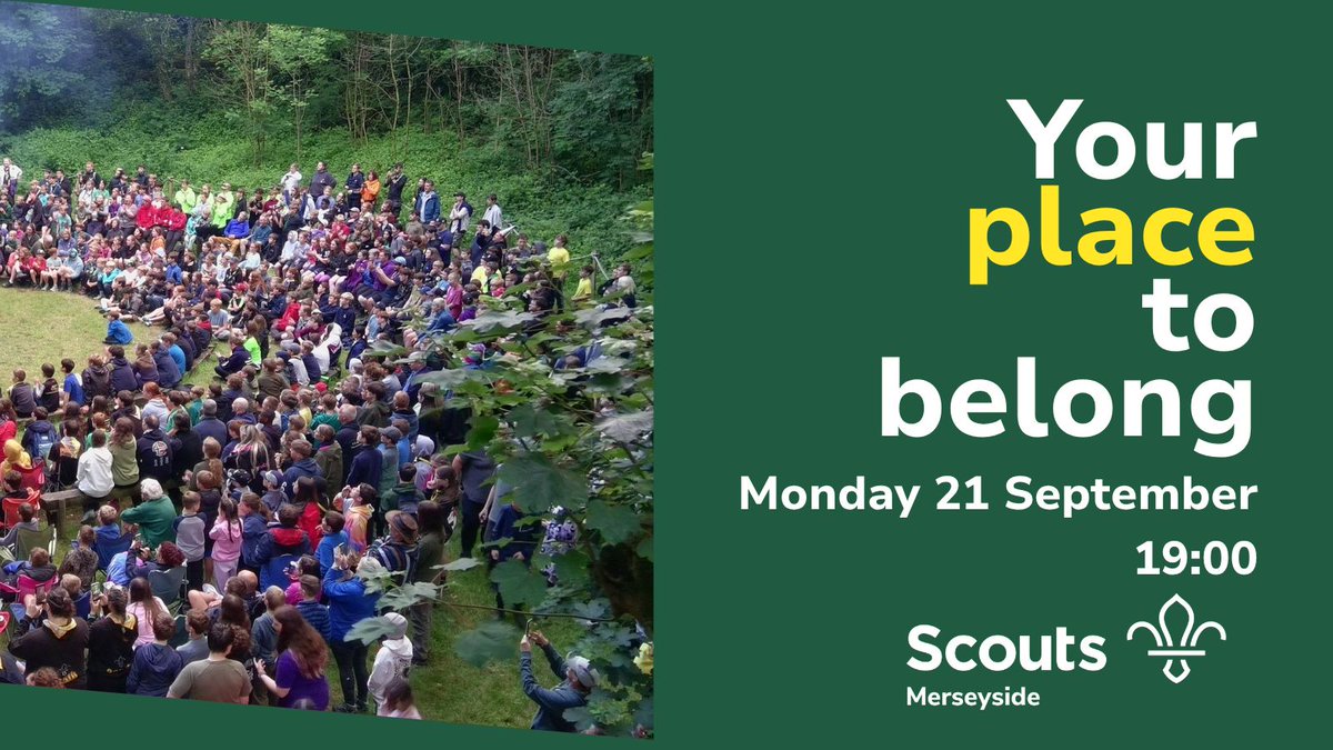 MerseysideScout's tweet photo. Book Now to secure your ticket to our Annual Celebration of Success and AGM at One Fine Day, Liverpool on Monday 21 September from 7pm. https://t.co/kpR0ARlKX1 https://t.co/9cKnFznF76