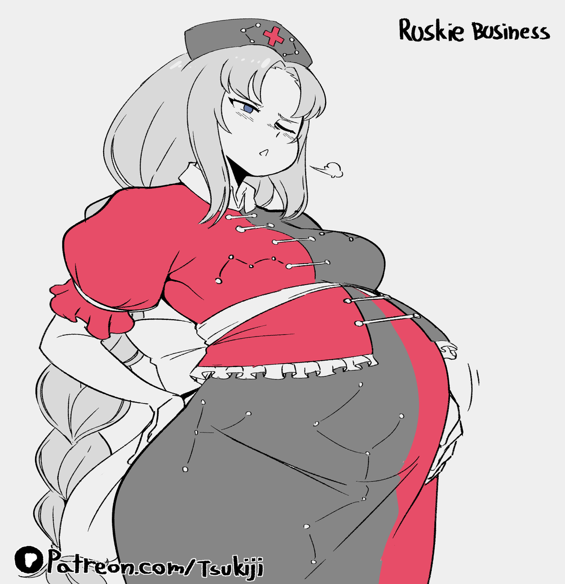 TsukijiTums's tweet photo. It's August's Requests! The lucky ladies this month were Dantsu Flame from Uma and Eirin Yagokoro from Touhou! https://t.co/nNRTIQxFDq
