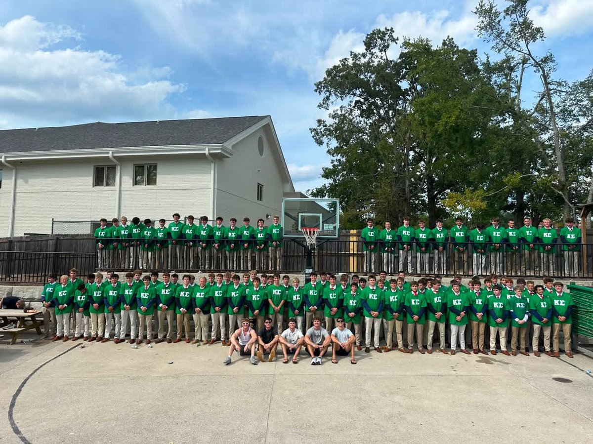 KappaSigmaHQ's tweet photo. Champion Quest is off to a BIG start.

Congratulations to four Chapters already making a statement this fall:

🆎 Delta-Xi | University of Mississippi
95 Pledges

🆎 Delta-Chi | Mississippi State University
87 Pledges

🆎 Epsilon-Phi | Texas Tech University
76 Pledges

🆎 Lambda | University of Tennessee, Knoxville
62 Pledges

Congratulations to these Brothers on an outstanding start to the fall semester. Keep building. Keep recruiting. Champion Quest is just getting started.

#RushKappaSigma