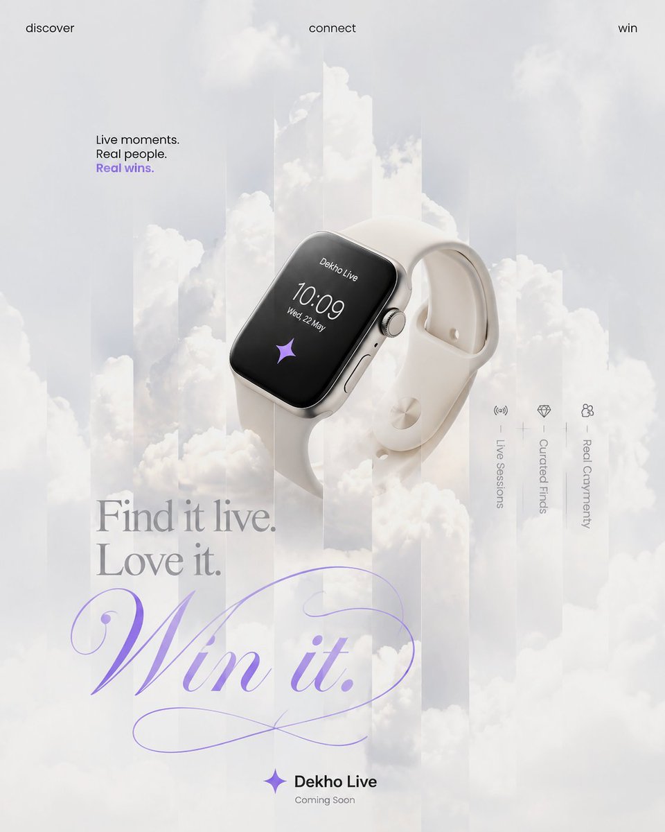 dekholiveshop's tweet photo. Find it live. Love it. Win it.
Live shopping meets real people and real moments.
Join live sessions, discover curated finds, and win
what you love.
Dekho Live โ Coming Soon.
#DekhoLive #LiveShopping #ComingSoon #WinltLive https://t.co/ki6Toupfbd
