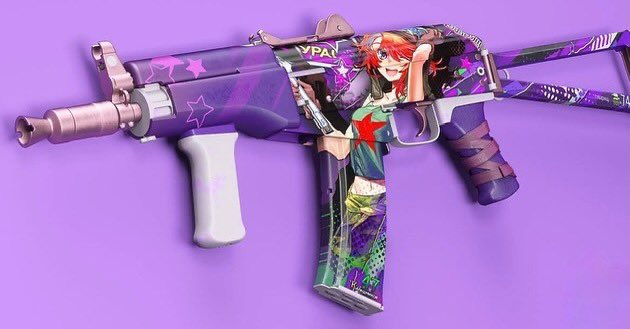 catalogging's tweet photo. Lil Uzi Vert shows off new “airsoft” wrap with Call Of Duty: Cold War I Tracer Violet Anime artwork. 🎨 https://t.co/McM4QqTGbB