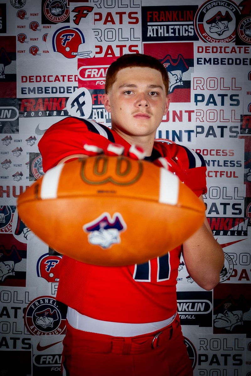 TylerBrown_11's tweet photo. Can’t wait get back out there with my brothers for another great season. It’s week 1 and we’re on the clock. Time to go to work! #HUNT @FranklinFootbal @RussNFLDraft @CoachWengert @JacobKelbert9 https://t.co/PkrDeHGY6b