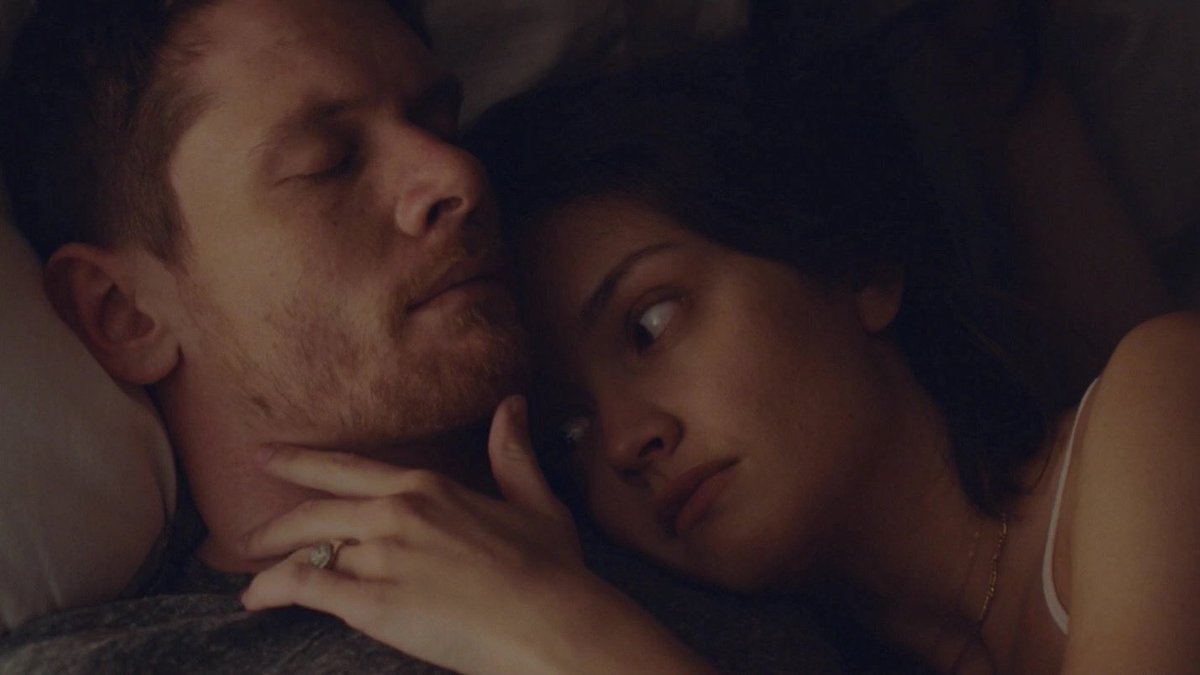 thinkercooke's tweet photo. olivia cooke and jack o’connell in ‘little fish’ (2020) https://t.co/sbbrKzw2AO