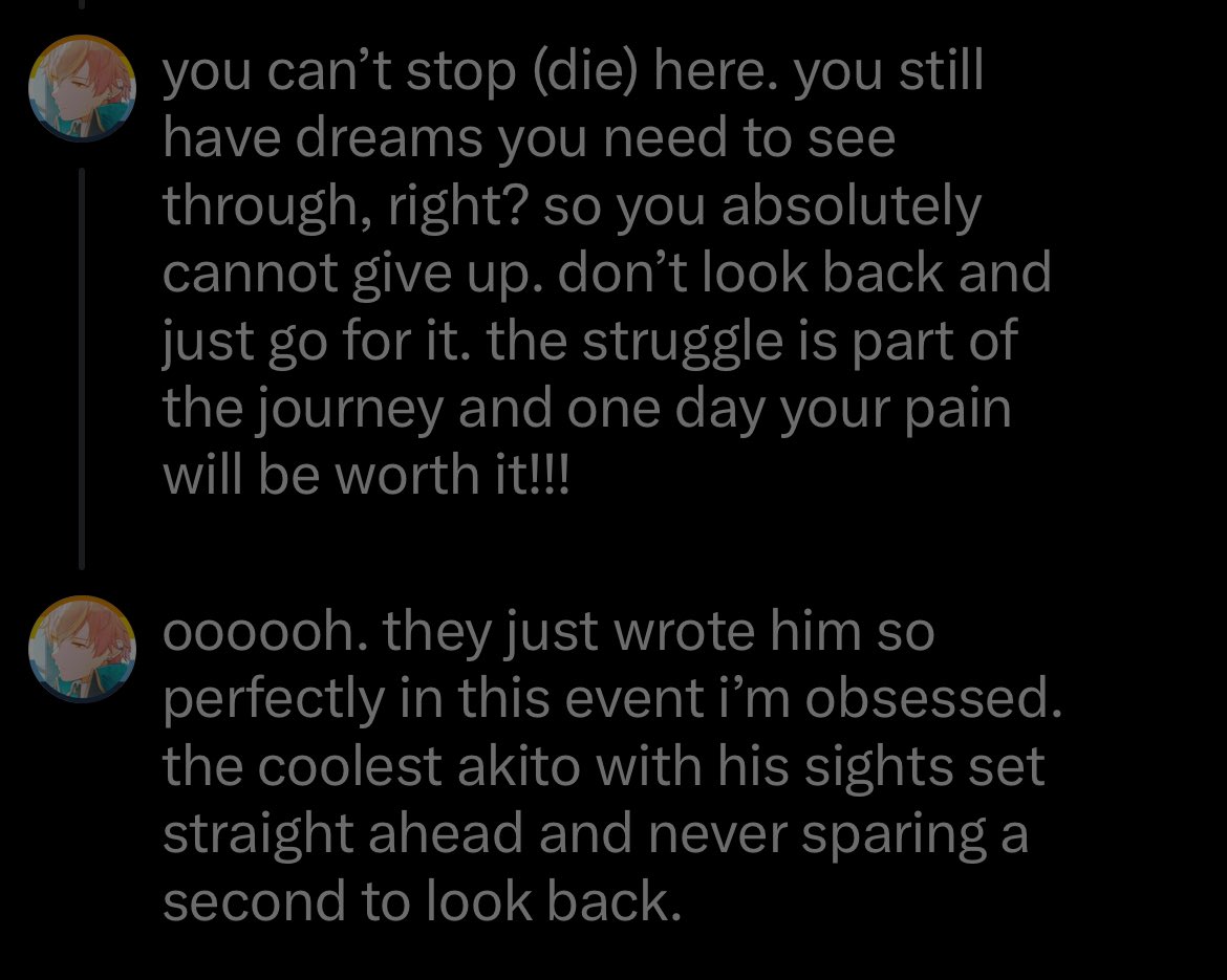 STRAYBADD0G's tweet photo. akito chapter + extended thoughts that i never got to post because things kept happening. shinonome akito is the best https://t.co/hpbQgv34Du