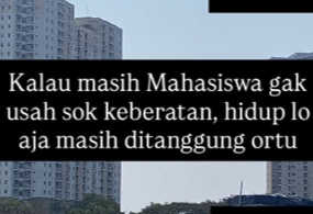 Unfunny375's tweet photo. @hloverrell Mas mundur dikit, privilegenya keliatan, semasa umur mahasiswa masih dimanja ortu. Banyak mahasiswa yang udah mandiri bahkan jadi tulang punggung keluarga entah karena kemauan sendiri ataupun terpaksa keadaan. Hadeh gini amat ya pencebok si gendut https://t.co/nRXHJz5UPI