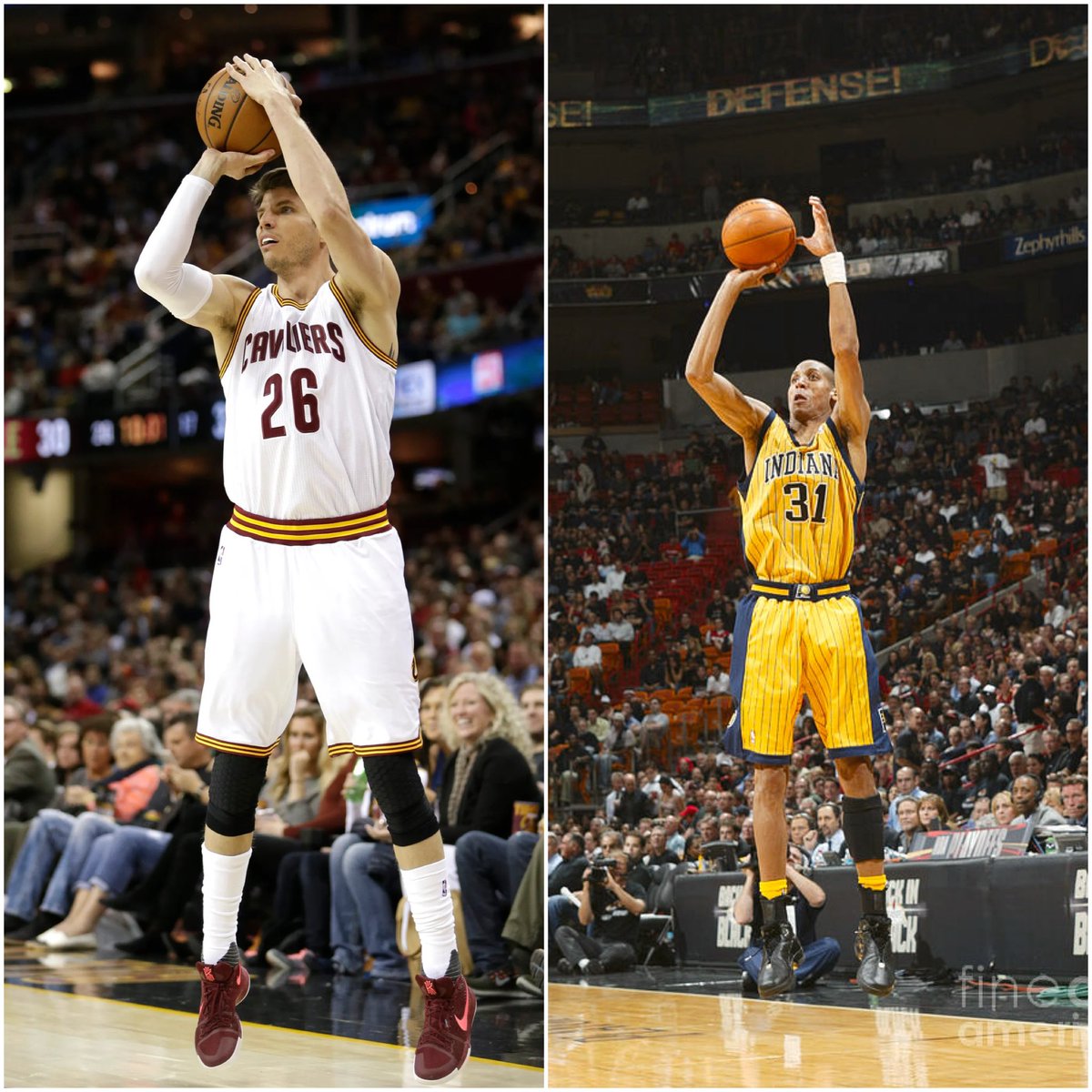 wavytalkhoops's tweet photo. Who’s the better 3pt shooter? 

Reggie Miller vs Kyle Korver https://t.co/s6mJ27lJii