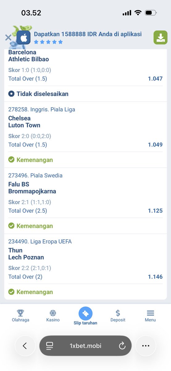 dek_brahma's tweet photo. @Parlindunganup Ikut 2 referensi dari mimin plus ambil chelsea luton sama barca bilbao, mantap emang min 🤟 https://t.co/junw4jRRlD