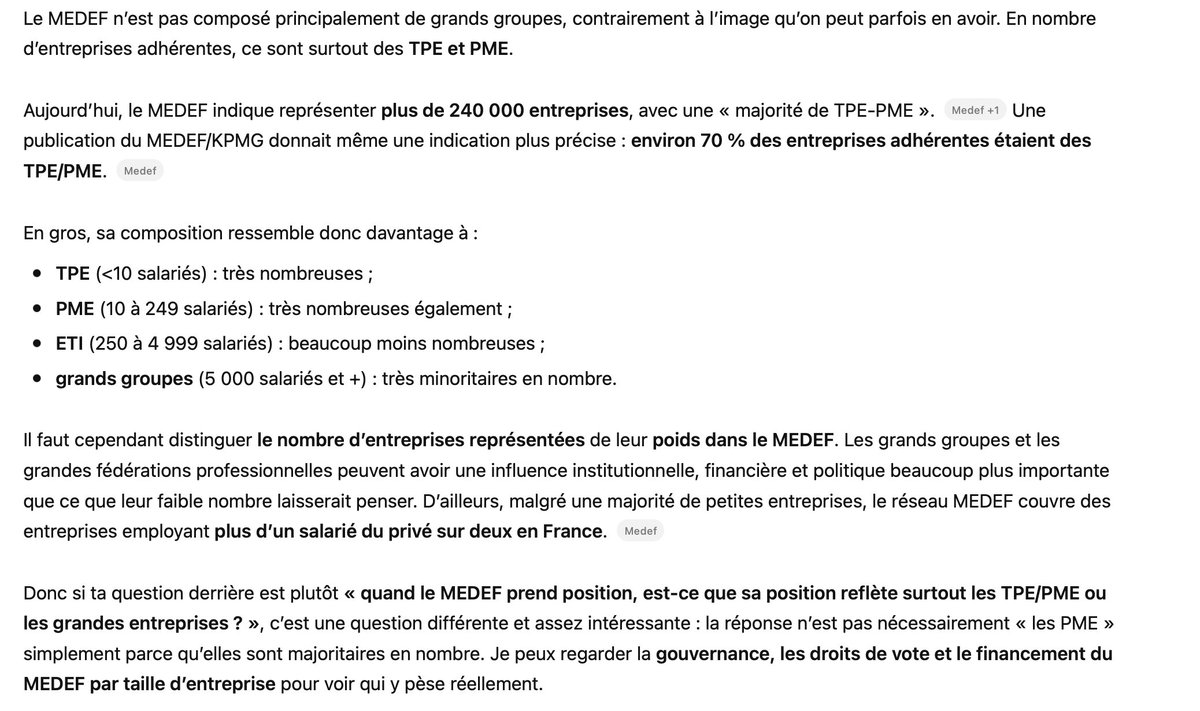 lecopolo's tweet photo. @ora_twink @nzhorus le MEDEF n'est pas le cac40 hein. ça composition est assez hétéroclite https://t.co/uOgEXaPBkA