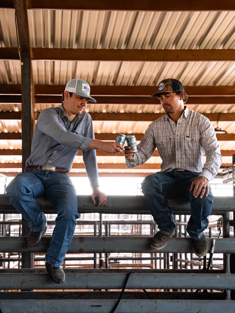 PBR's tweet photo. Ranching with Daylon Swearingen &amp; Mason Taylor 🐂

Watch episode 2 of PBR Pastimes presented by Busch ⬇️

https://t.co/CBi7FWgLD2 https://t.co/4VkXoBkbvM