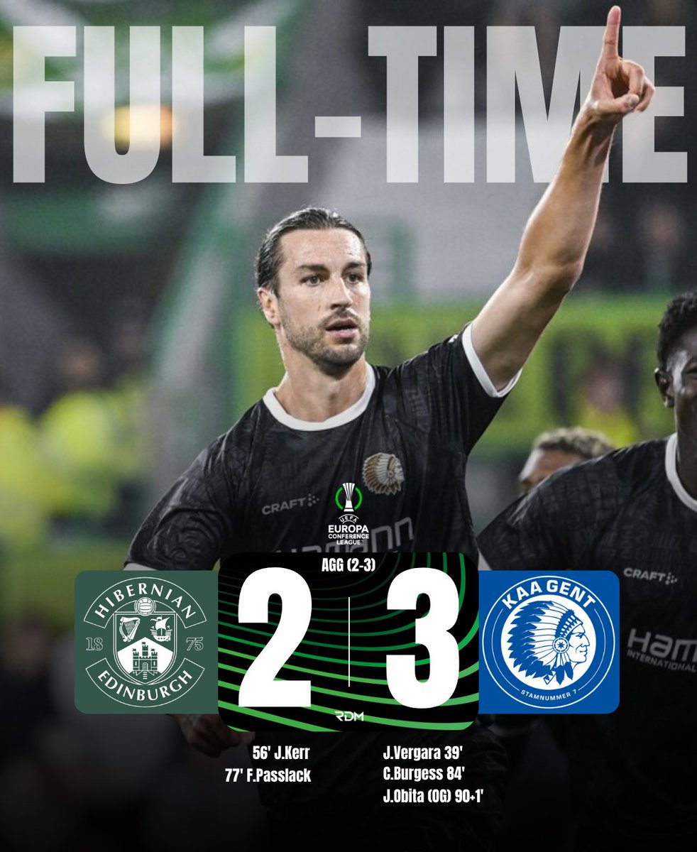 RDMiddenstip's tweet photo. KAA Gent qualifies for the Uefa Conference League after an insane comeback in Scotland 🔵⚪️ #kaagent #conferenceleague #jupilerproleague #football #belgium https://t.co/xokdngxE0p