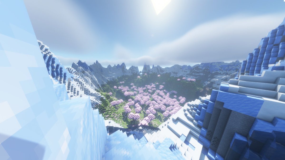 Jakifaz's tweet photo. A cozy valley consisting of two meadows, hidden behind a ring of majestic mountains. Here you will find a village, a mansion, a ruined portal, and a mysterious ancient city in the depths. Village: X: -420, Z: 270. Portal: X: -250, Z: 270. Mansion: X: 250, Z: 640. Ancient City: X: 200, Z: 390. Version 1.21.11
Seed: -2098004362385192995