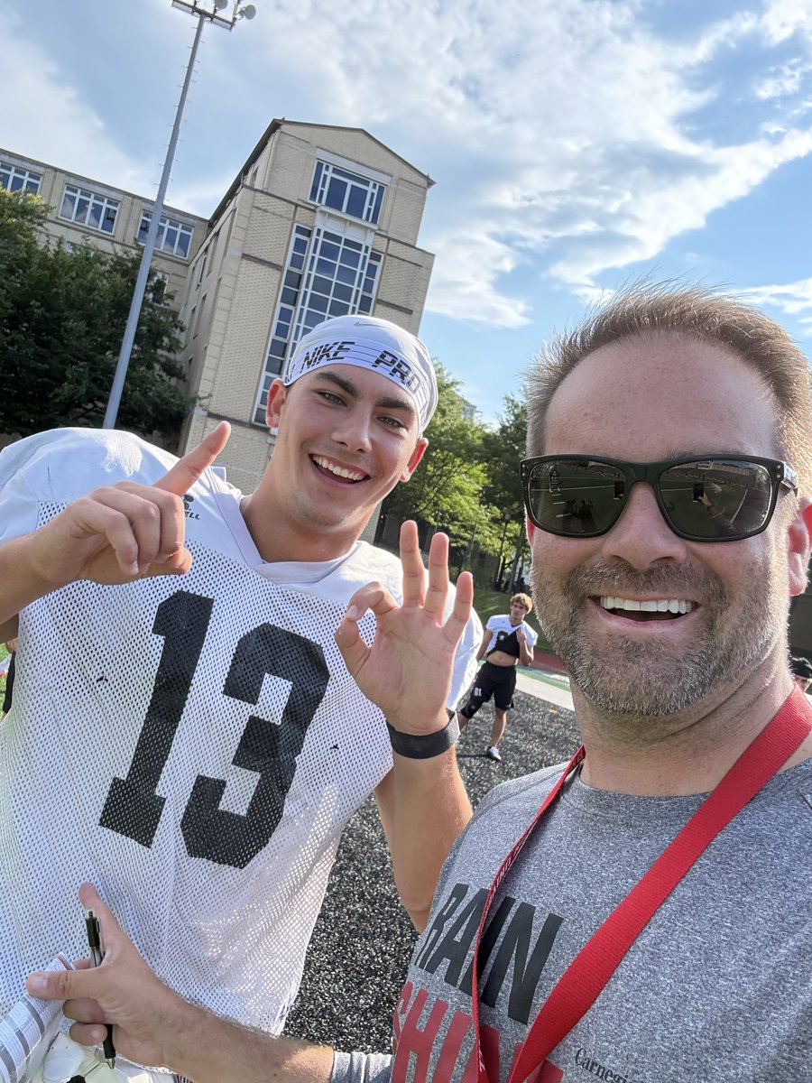 CoachRyanLarsen's tweet photo. PRACTICE 13!!

@Carter_Sheets1 

#CODE #BYB #TartanProud https://t.co/OnzHta2v1j