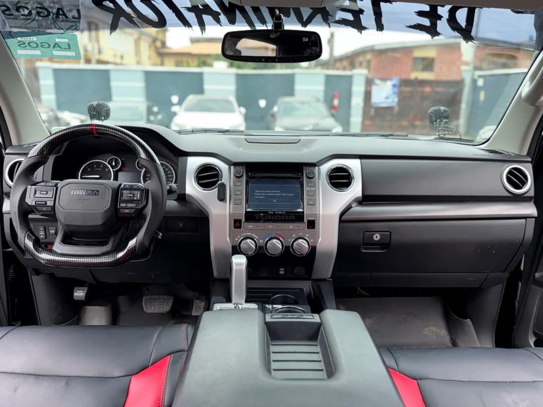 Thetoodapper1's tweet photo. 🚘 DE TERMINATOR 🔥 // 🇺🇸 TOKS 2017 TOYOTA TUNDRA

💎 Super Clean | Powerful &amp; Rugged
🏷️ ₦48M

📍 Ago Palace Way, Lagos
📲 +234 810 562 9191 - David

#ToyotaTundra #ToksCars #LagosCars #PickupTruck https://t.co/uBPaIB6J6h