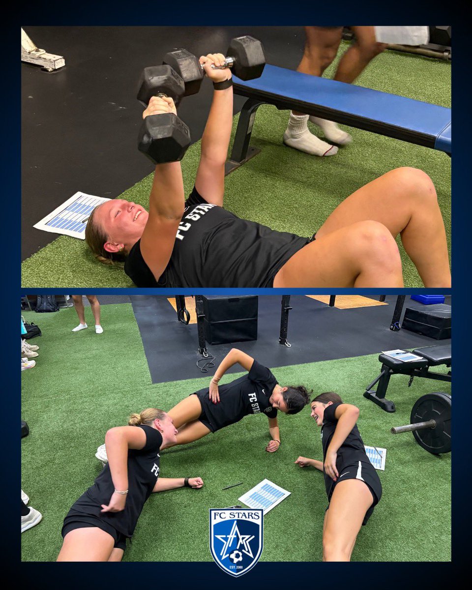 starsofma's tweet photo. Putting in the work. Building for the season ahead. 💪⭐️

Our ECNL Fall High School Program continues with weekly Wednesday strength sessions, powered by TSP. 

They are in Virginia this weekend competing against U18 ECNL and GA teams. Good luck! https://t.co/3XrAzvm5uN