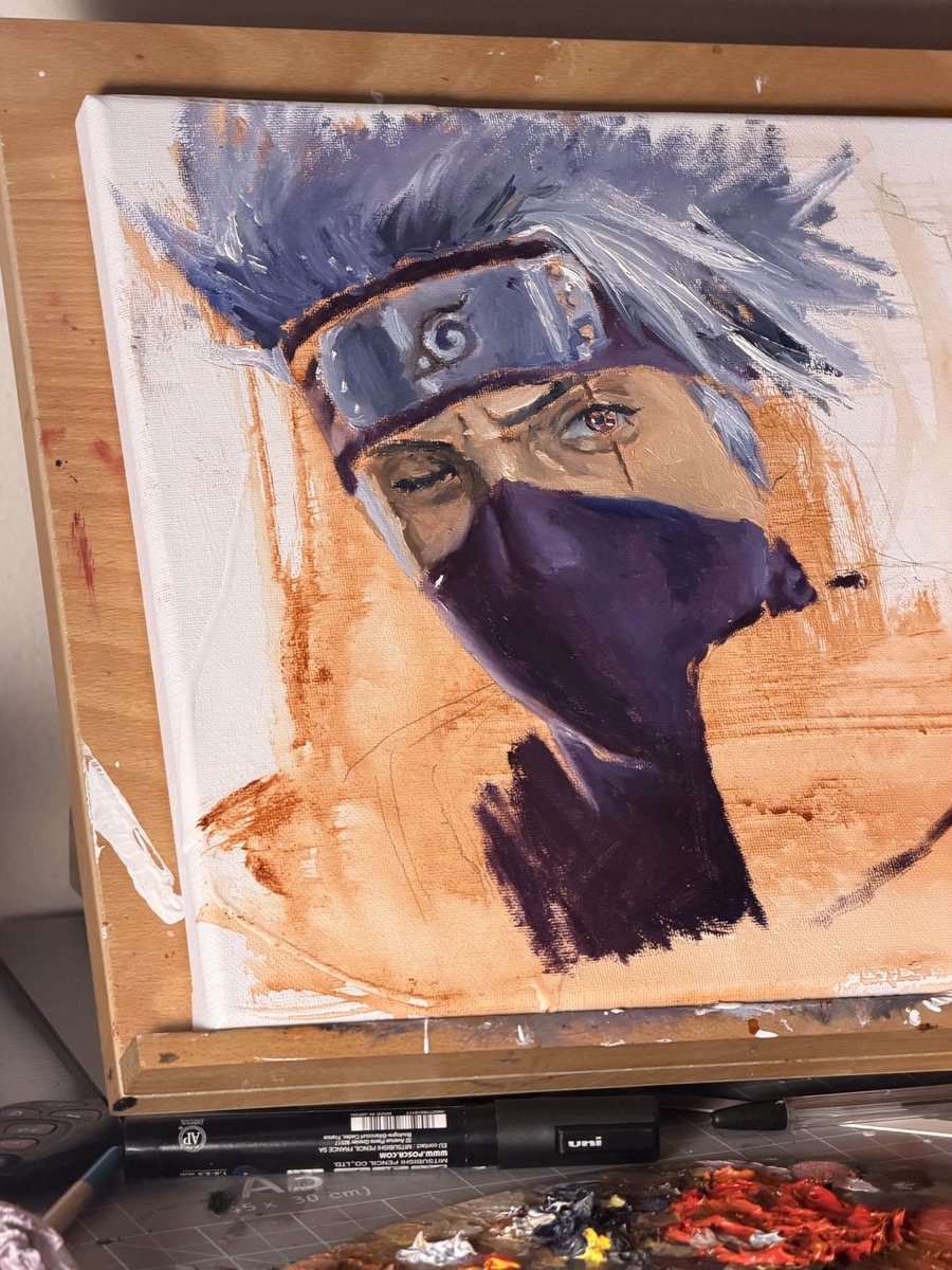 freeguapoo's tweet photo. Kakashi w.i.p https://t.co/tT7NqKhwSP