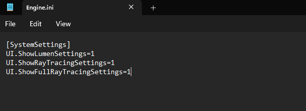 FroGGyNTE's tweet photo. 🔥 HOW TO UNLOCK NTE'S HIDDEN GRAPHICS SETTINGS, PART 2

After setting up NVIDIA's new DLSS 4.5 Ray Reconstruction, I noticed something important.
NTE still wasn't showing me:
✅ Lumen
✅ Ray Tracing
✅ Full Ray Tracing

The NVIDIA App does NOT unlock these menus.
To make them appear:
1️⃣ Completely close NTE
2️⃣ Press Win + R
3️⃣ Paste this:
%LOCALAPPDATA%\HT\Saved_Global\Config\Windows
Press Enter.
4️⃣ Inside that folder, find: Engine.ini
5️⃣ BACK IT UP FIRST
Right click Engine.ini → Rename, Rename it to:
Engine_backup.ini
Do NOT delete it.
This keeps your original file safe in case you ever want to restore everything.
6️⃣ Now create a NEW file
Right click an empty area inside the folder → New → Text Document
Name it:Engine.ini

⚠️ IMPORTANT
Make sure Windows did NOT name it:
Engine.ini.txt
Make sure the file is exactly:
Engine.ini
7️⃣ Open the NEW Engine.ini with Notepad
Paste this inside:
[SystemSettings]
UI.ShowLumenSettings=1
UI.ShowRayTracingSettings=1
UI.ShowFullRayTracingSettings=1
8️⃣ Save it
9️⃣ Right click the new Engine.ini → Properties
Enable:✅ Read only
Click Apply → OK
🔟 Launch NTE
Go to:
Settings → Graphics
Set Graphics Quality to:
Cinematic

You should now see the hidden options:
✅ Lumen
✅ Ray Tracing
✅ Full Ray Tracing
And BOOM, that's it.

IMPORTANT TO UNDERSTAND:

NVIDIA DLSS 4.5 override = changes the Ray Reconstruction model
Engine.ini tweak = makes NTE's hidden graphics options appear
They are 2 completely separate things.

And yes, obviously I immediately turned everything on with my RTX 3060...
That experiment lasted about 10 seconds. 💀😂
Part 3, actual performance and visual testing.

#NTE #NevernessToEverness #NTEネバエバ #NTECreator