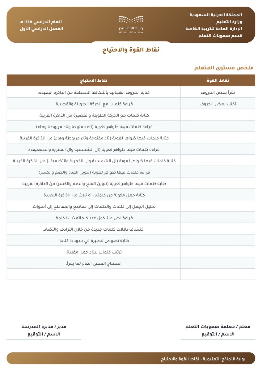 qweqwe3399's tweet photo. الخطة التربوية الفردية لصعوبات التعلم
قابلة للتعديل 
#صعوبات

https://t.co/igcqu3YFHH https://t.co/ovIEZGhFHW