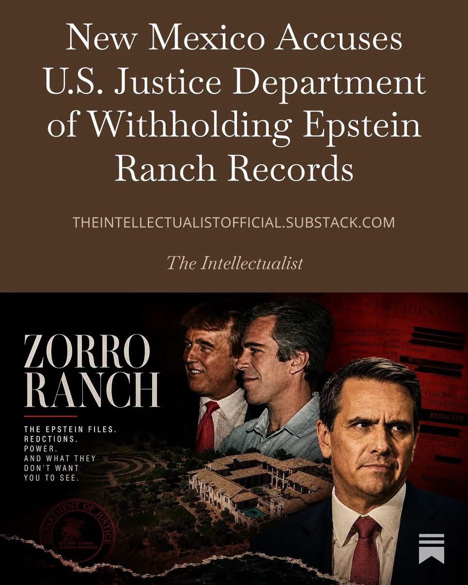 RadarResist's tweet photo. New Mexico AG Torrez is accusing the DOJ of withholding unredacted Epstein records &amp; delaying access to evidence that state investigators say they need. https://t.co/Hnsc54oaYI