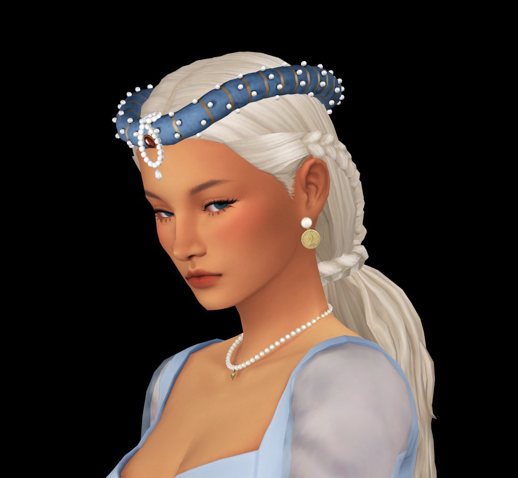 NarrowNim's tweet photo. Princess Daenerys Targaryen (daughter of Jaehaerys) - The Gentle Dragon #sims4 #ts4 #houseofthedragon #hotdsave #asoiaf #asoiafsims https://t.co/ebRBT3hZn5