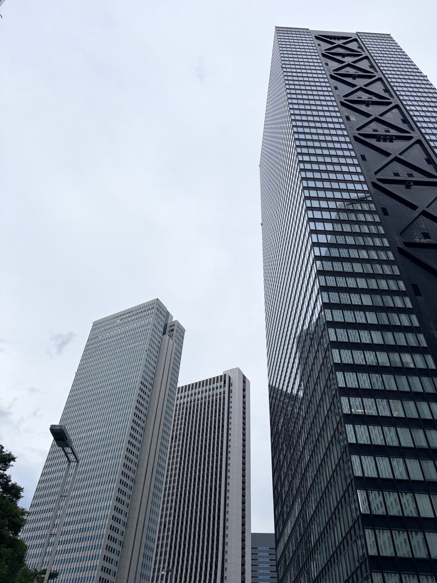 chankatto's tweet photo. （2026.08.28 金）
今朝は曇天也☁️
幾分涼しいですが湿気感あり。
暑さは程々でスカッと晴れてほしいものです。
写真は0650時頃の西新宿上空。 https://t.co/NW9P52jqYa