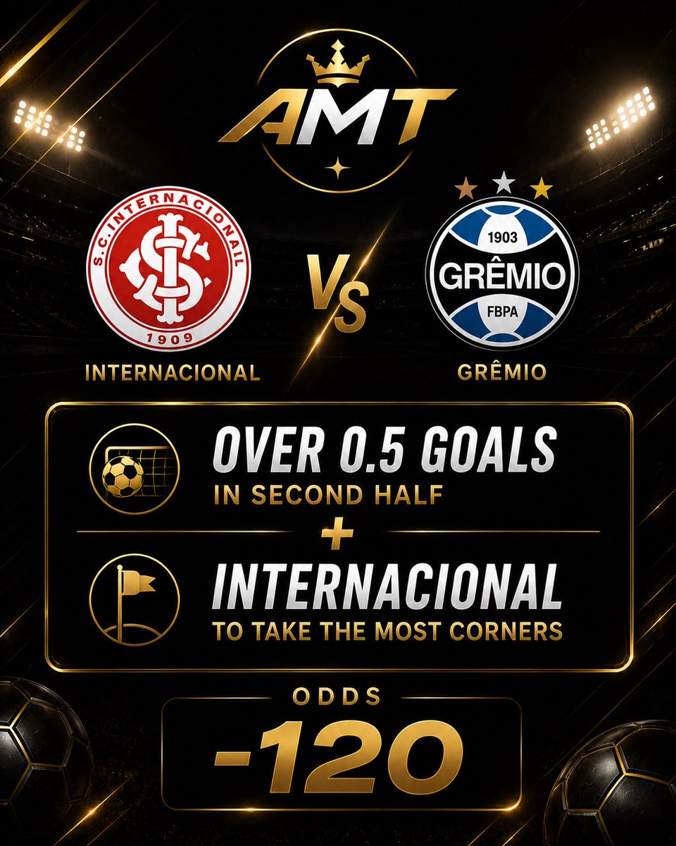 AMT_Picks's tweet photo. Play of the day.
#soccer #football #bet https://t.co/JmqkzU4l1x