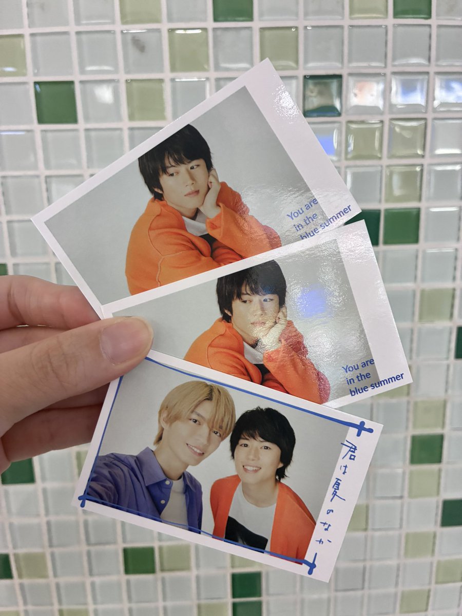 MILK_GNJB_'s tweet photo. 君は夏のなか オリジナルグッズ 第2弾 トレカ 交換

【譲】 杢代+奥、奥
【求】 杢代和人 (なんでも可)

都内手渡し、12/27 Zeppにて交換希望です
お気軽にお声掛けください https://t.co/J8w6eJzCsf