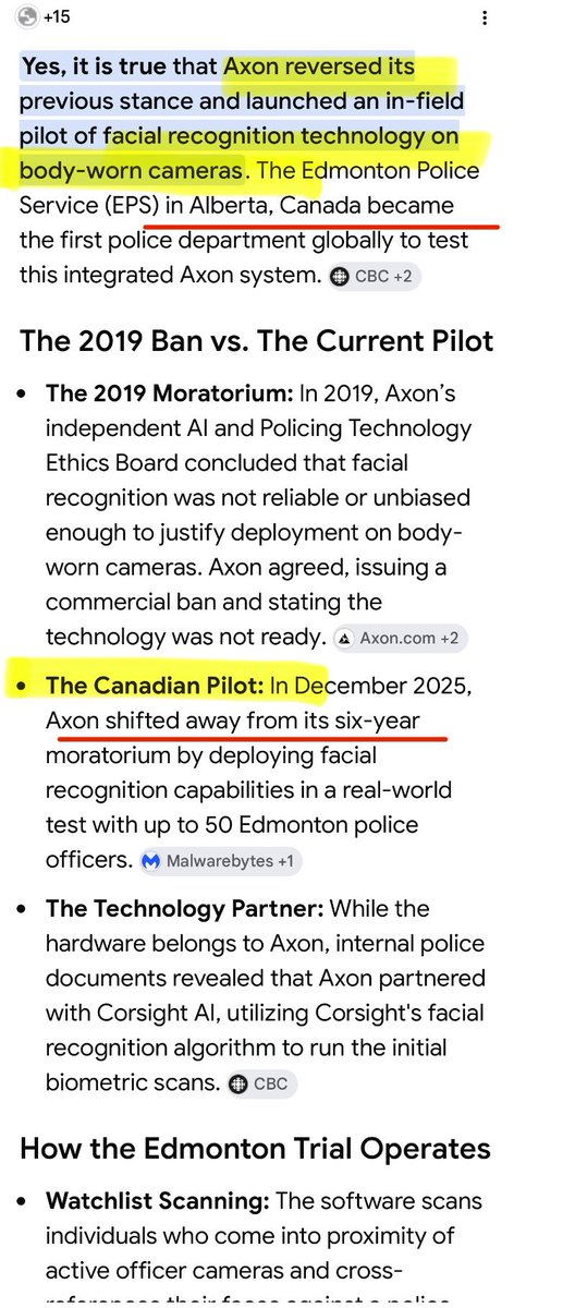 Hannibal9972485's tweet photo. BEWARE  ⚠️ of Axon “TROJAN HORSE” ,  Flocks twin👀🚩 are NOT different companies.   Axon and Flock apparently  executed a  coordinated market staged corporate divorce.  Their companies broke up publicly, but the data didn't break up in order to bypass state-level bans.🚨👀 They divided the market. Flock acts as the lightning rod for civil liberties outrage, absorbing the lawsuits, while Axon quietly monopolizes the municipal police tech sector by selling the same underlying surveillance capabilities under the guise of "privacy controls.🚨 now Axon is piloting face recognition in body cameras in Canada. 🇨🇦 

In 2020, Axon integrated Flock into https://t.co/7E56pPuErn. Axon was sitting on Flock's board/investment. 

In 2020, Axon made a strategic, minority investment in Flock Safety and integrated Flock's "Vehicle Fingerprint" technology directly into Axon's Fleet 3 in-car video system and https://t.co/7E56pPuErn cloud. they helped Flock build the ALPR network using their sales team

They pulled out abruptly, immediately launched a competing ALPR product, and are now swooping in on Flock's canceled contracts👀🚨
- 

In 2019, Axon’s own AI & Policing Technology Ethics board explicitly banned the development of facial recognition technology, citing severe privacy concerns and racial bias⚠️

But then In 2025 and 2026, Axon began quietly piloting facial recognition technology in body-worn cameras with a police department in Canada, completely reversing their 2019 ban

Axon made a surprise decision in July 2025 to end the API partnership, saying open collaboration is "no longer in Axon's best interests". That Axon won't support new mutual customers starting July 24, 2025.

Axon helped  siphone the ALPR data into https://t.co/7E56pPuErn. But when public backlash hit 2025/2026 (ICE access, officer stalking, 30-day deletion traps) They severed the API specifically to avoid being named in the impending wave of Flock civil rights lawsuits and class actions. By cutting the public API, Axon legally distanced themselves from Flock's daily surveillance operations. But the historical data Axon already siphoned into https://t.co/7E56pPuErn was never deleted now they pivoted to become the "safe, privacy-focused alternative," sweeping up Flock's canceled clients
And positions itself as the "ethical" alternative, capturing the fleeing cities.👀👀🚨

Axon acquired Flock's ALPR data or architecture to train their own facial recognition models on this historical ALPR/facial data that they siphoned from Flock under the guise of the 2020 partnership.

—

 More damning: is Axon is actively pushing to take over Flock's ALPR market. Axon CEO has gone  on earnings calls  talking about the massive influx of clients converting from Flock to Axon, boosting Axon's stock.🚨👀

So essentially  Axon deliberately severed the API after their https://t.co/7E56pPuErn platform had ingested years of Flock ALPR data and vehicle fingerprints. Then staged the "breakup" to wash their hands of Flock's legal liability, absorb Flock's municipal client base by offering "ethical" ALPR, and quietly pivot to facial recognition by using the data they harvested from Flock to train their new models. 🚨

@RepThomasMassie 

https://t.co/FmH9qyih8K

https://t.co/RZ21Yze1Fg

https://t.co/sufuLEn1OE

https://t.co/6nZ5yk0oPf

https://t.co/tAEL5CY46J
