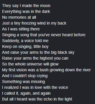 Mansteines's tweet photo. @Valkophile And the lyrics 😭 https://t.co/cHGJl2GZME