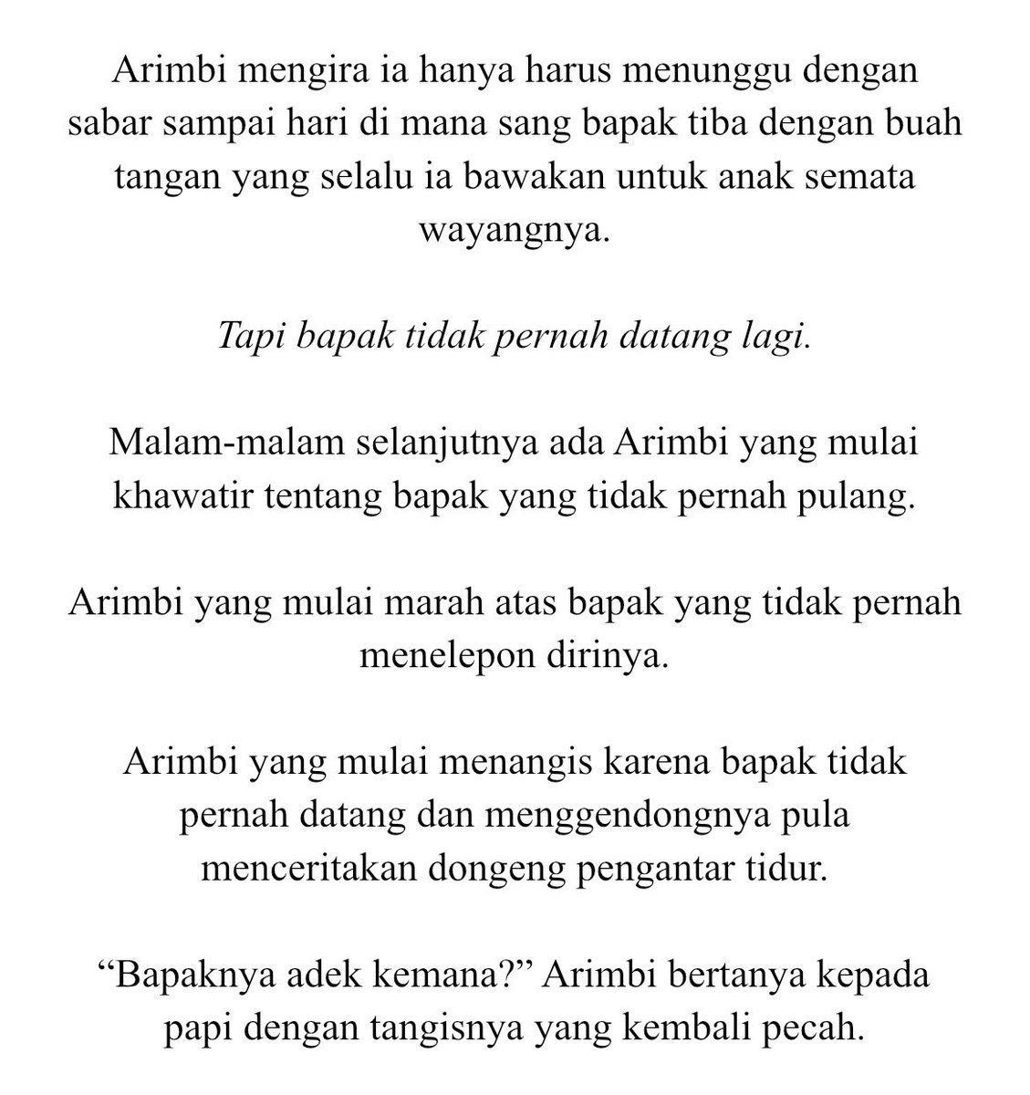 hanberryofc's tweet photo. Life after bapak passed away. https://t.co/T1IVwrg18m